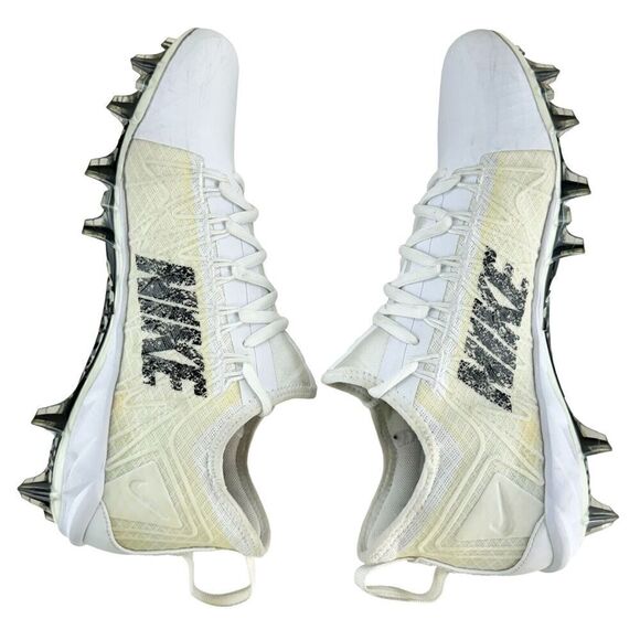 Nike Alpha Huarache 7 Pro LAX Cleats Mens 9.5 White Black CJ0265-100 Lacrosse main image 9